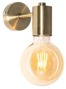 Priemyselná nástenná lampa bronzová - Facil