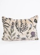 Obliečka na vankúš mikroplyš Exclusive 50 × 70 cm - Herbár béžový