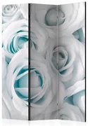 Artgeist Paraván - Satin Rose (Turquoise) [Room Dividers]