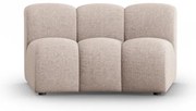Béžový modul pohovky (stredový diel) Lupine – Micadoni Home