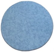 Koberec kruh SERENADE jasný nebeský