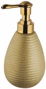 BISK Erga Gold, dávkovač mydla na postavenie, zlatá štruktúrovaná, ERG-06302