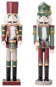 Drevené vianočné figúrky v súprave 2 ks (výška 38 cm) Darren – Bloomingville