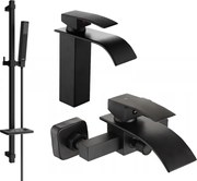 Mexen Aries DQ77 vaňová súprava, čierna - 744803DQ77-70