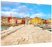 Obraz - Staré istrijské mesto v Poreči, Chorvátsko (70x50 cm)