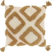 Dekoratívny vankúšik CRUZ 45x45 cm, béžový