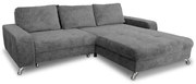 Rohová sedacia súprava Wenus P Bellini 3 sivá