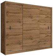 Šatní skriňa SAPHIRA 250x215 cm s posuvnými dverami, dub wotan
