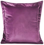 DEKORAČNÁ OBLIEČKA NA VANKÚŠ RIA 45X45 CM TMAVOFIALOVÁ