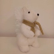 DECOLED Veverička, 14 x 20 x 24 cm, biela