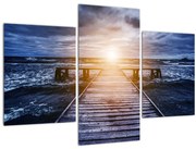 Obraz móla sa slnkom (90x60 cm)