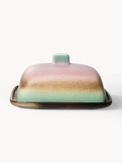 Ručne vyrobená maselnička's reaktívnou glazúrou 70's