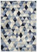 Koberec Victoria 9592A modrý/béžový/krémový