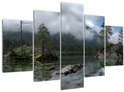 Obraz stromov v jazere (150x105 cm)