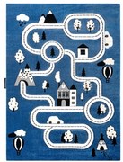 Koberec PETIT TOWN MESTO ULICE nebeský