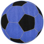 Detský koberec Weliro  lopta, modrý