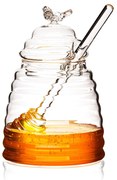 4Home Sklenená dóza na med Honey