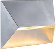 Nordlux - Vonkajšie nástenné svietidlo PONTIO 2xGU10/25W/230V IP54 strieborné