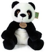 Rappa Plyšová panda sediaca čiernobiela, 27 cm