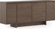 Štvordverová komoda Zolia 180 cm - elegantný orech