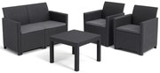 Záhradný set MARIANNE 2 small table | grafit
