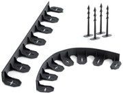 PROSPERPLAST Obrubník neviditeľný BORDER 0645 čierny 480cm