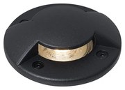 Moderné zemné bodové svietidlo čierne GU10 50 mm 2-svetelný efekt IP65 - Cellar