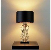 Searchlight EU4110GO - Stolná lampa ETHAN 1xE27/60W/230V