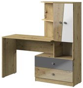 Písací stôl Nero 11  150 – Šedá Lesk