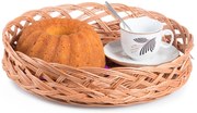 Košíček prútený Joy V.priemer 32 x v. 10(cm)