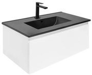 Kúpeľňová skrinka s umývadlom SAT B-WAY 79x30x45 cm biely lesk BWAY80WU4BB