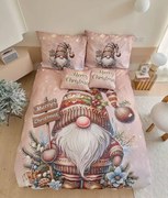 3D Bavlnené obliečky HAZEL GNOME hnedé + obliečka na vankúšik 40x50 cm zdarma Rozmer obliečky: 70 x 90 cm | 140 x 200 cm