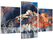 Obraz - Ilustrácia potníkov (90x60 cm)