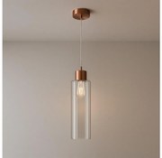 ONLI - Luster na lanku DODO 1xE27/22W/230V medená