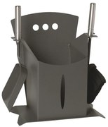 Kôš na pelety s náradím 3 ks antracit