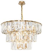 Maytoni MOD043PL-18G - Luster na reťazi PUNTES 18xE14/40W/230V zlatá