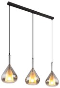 Globo 15542-3 - Luster na lanku GEEKY 3xE27/60W/230V čierna