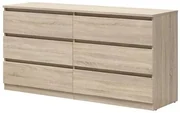 Komoda BRW Tetrix 4 (dub sonoma) . Akcia -48%. Vlastná spoľahlivá doprava až k Vám domov. 1098483