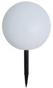 Vonkajšia lampa biela 30 cm vrátane LED IP44 solárna RGBW - Ludger