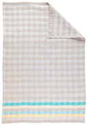 Kuchynská utierka CHECK SMALL 50x70 cm béžová