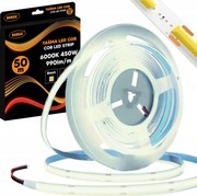 BERGE LED pásik COB Neon 12V - 480D - 9W/m - IP20 - 50m - 990lm/m - studená farba