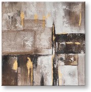 Maľovaný obraz na stenu ABSTRAKT 70x70 cm