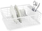 Biely kovový odkvapkávač 36x30 cm Drip – Wenko