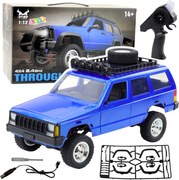 LEAN Toys Terénne auto MN78 RC 4x4 na diaľkové ovládanie modré 1:12