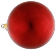 DECOLED Plastová guľa, 30 cm, bordová, lesklá