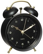 Stolné hodiny Retro, čierna
