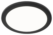 Stropné svietidlo čierne 30 cm vrátane LED 3-stupňový stmievač IP44 - Steve