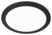Stropné svietidlo čierne 30 cm vrátane LED 3-stupňový stmievač IP44 - Steve