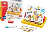 LEAN Toys Magnetická tabuľa na kreslenie geometrických útvarov Magnety