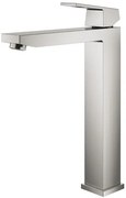 Vysoká umývadlová batéria GROHE Eurocube bez výpuste supersteel 23406DC0